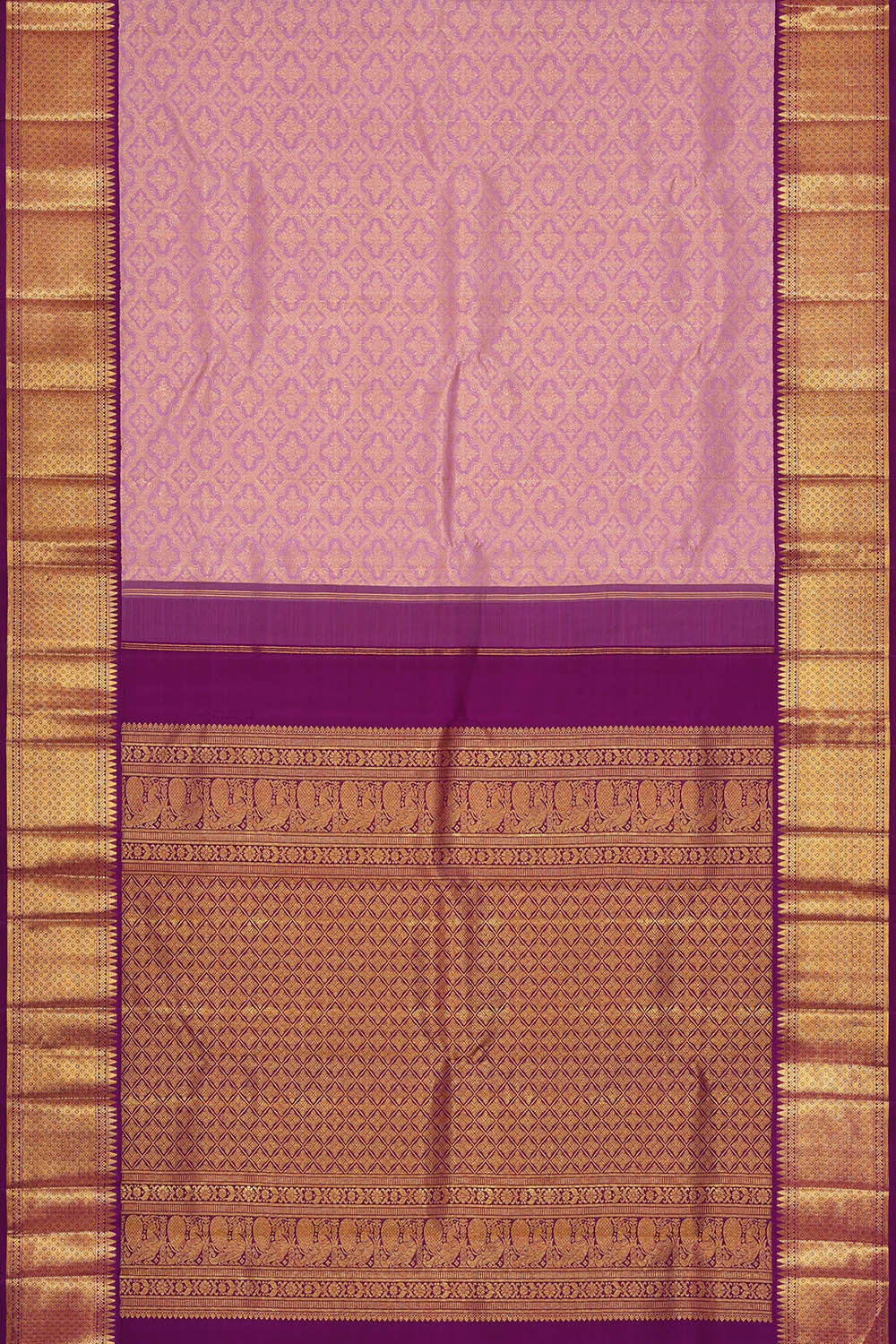 Image of Arani Silk Lilac Saree