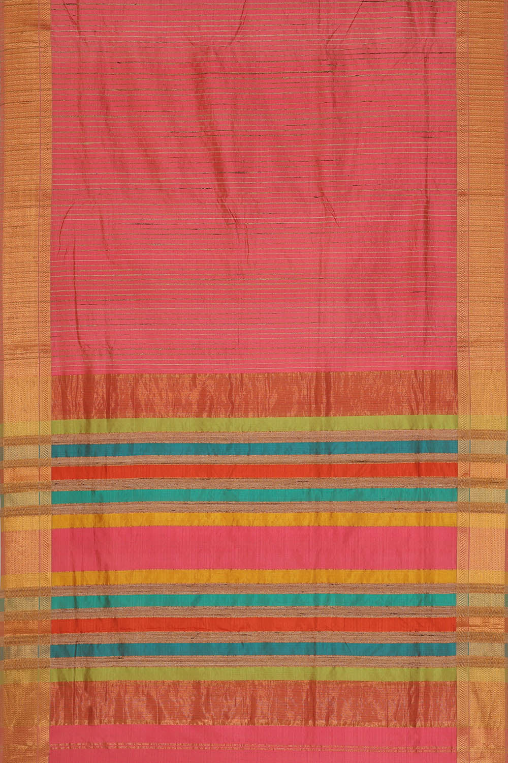 Image of Maheshwari Silk Light Pink Saree