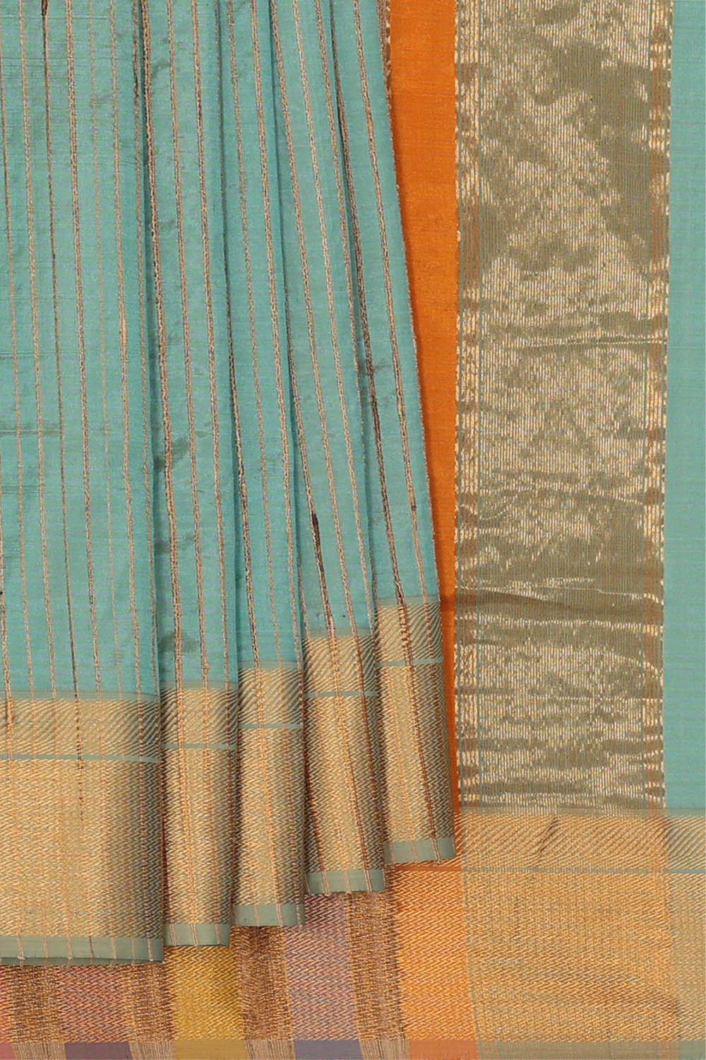 Image of Maheshwari Silk Light Blue Saree