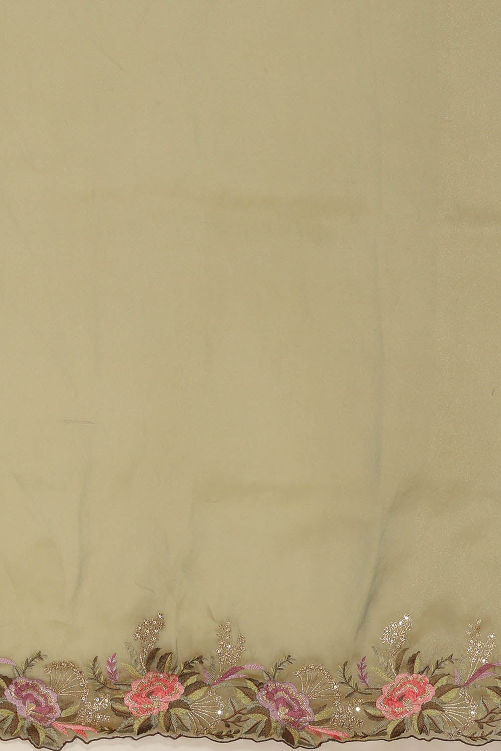 Image of Kora Silk Green Saree