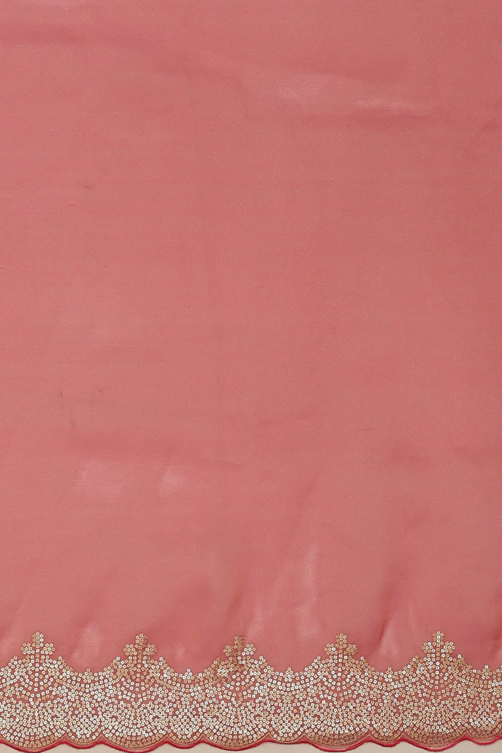 Image of Kora Silk Coral Pink Saree
