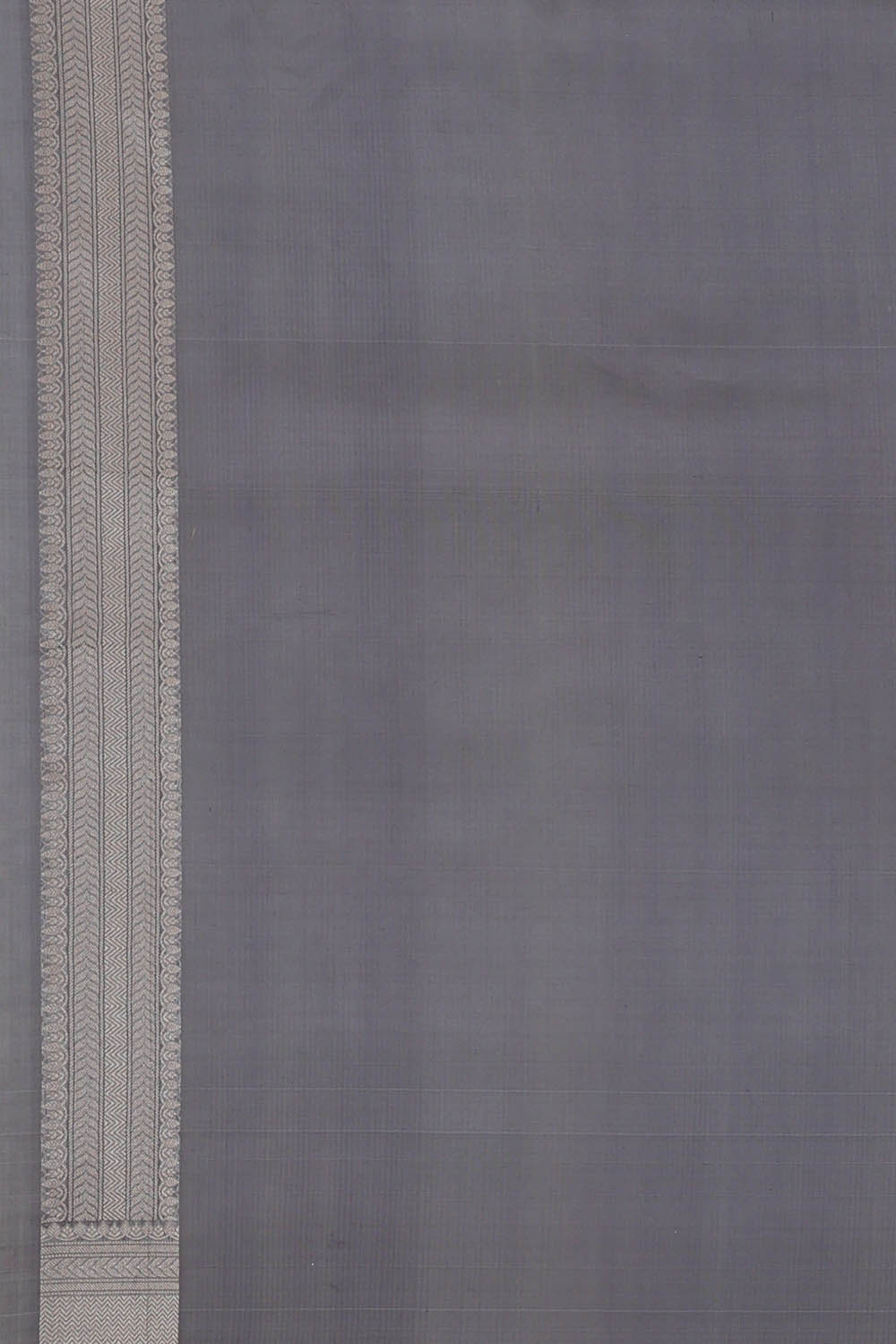 Image of Silver Grey Banarasi Silk Cotton Saree