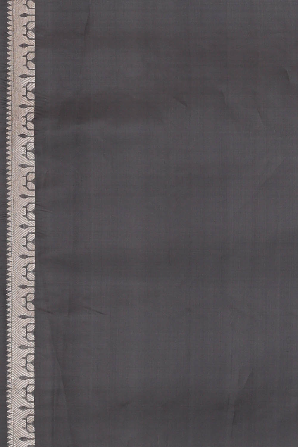 Image of Grey Banarasi Silk Cotton Saree