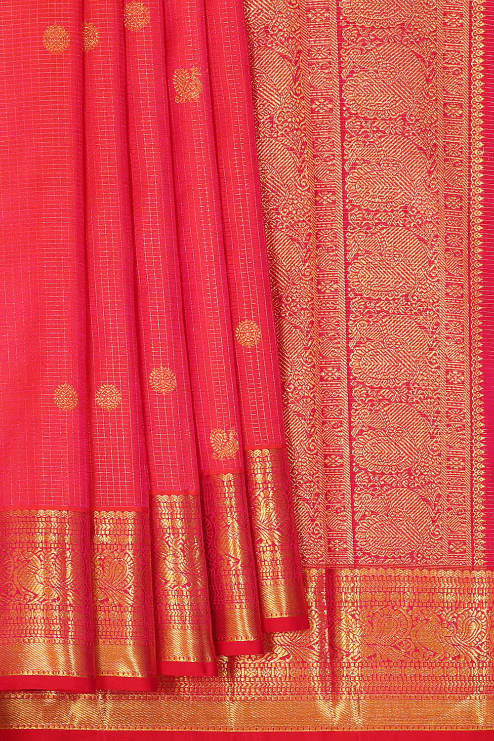 Image of Arani Silk Pink Saree