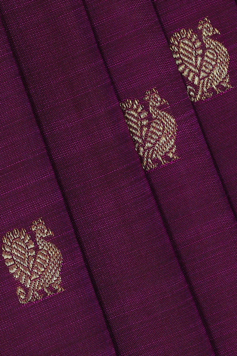 Image of Arani Silk Wine Purple Saree