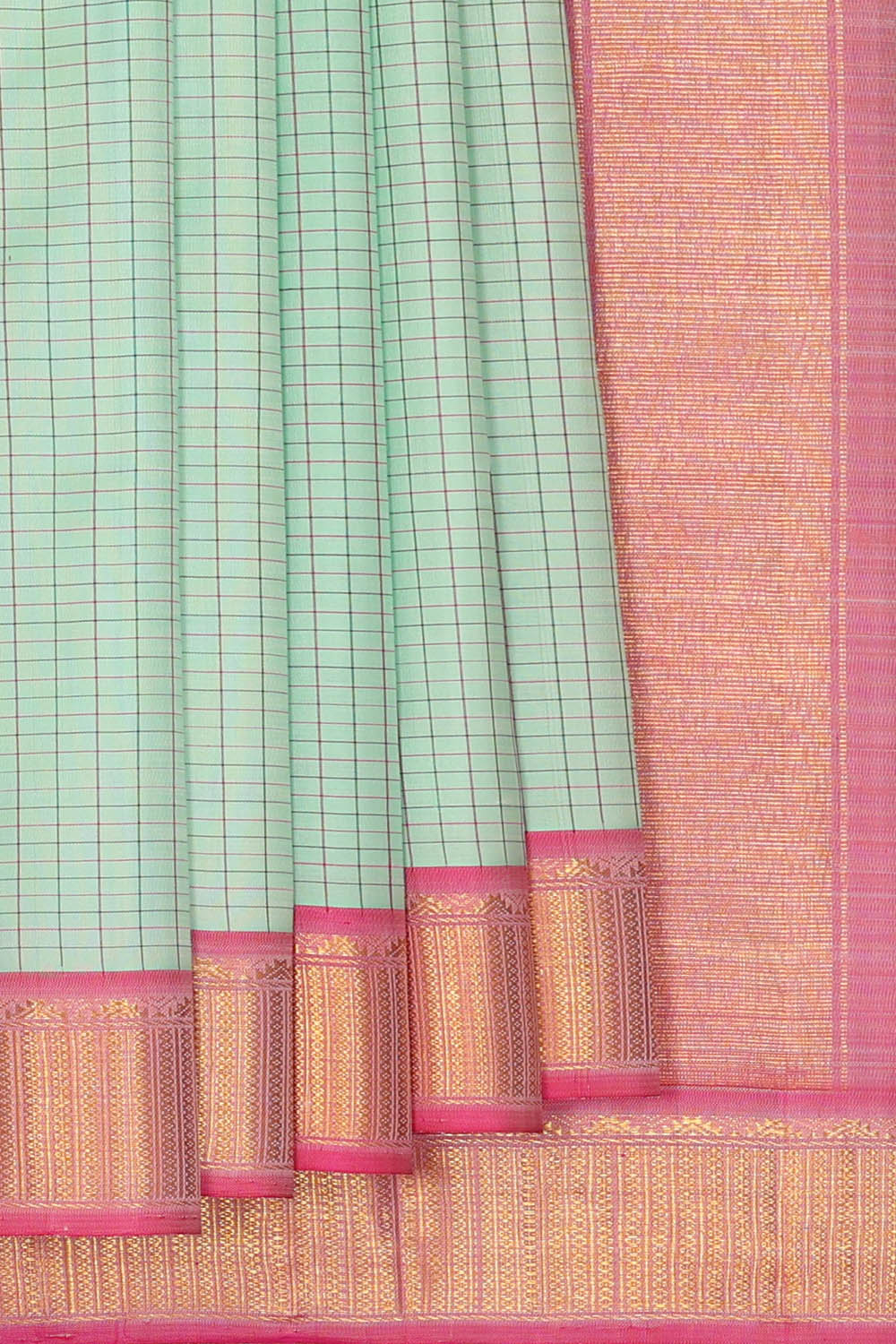 Image of Arani Silk Light Blue Saree