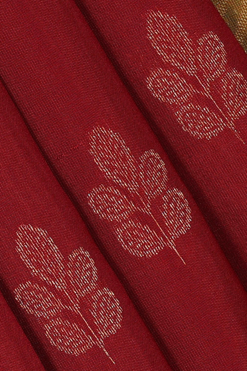 Image of Kanchipattu Silk Maroon Saree