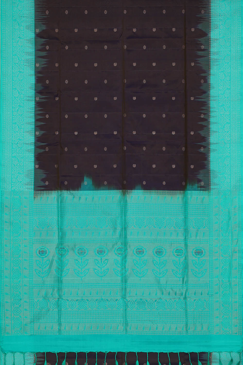 Image of South Silk Black Saree