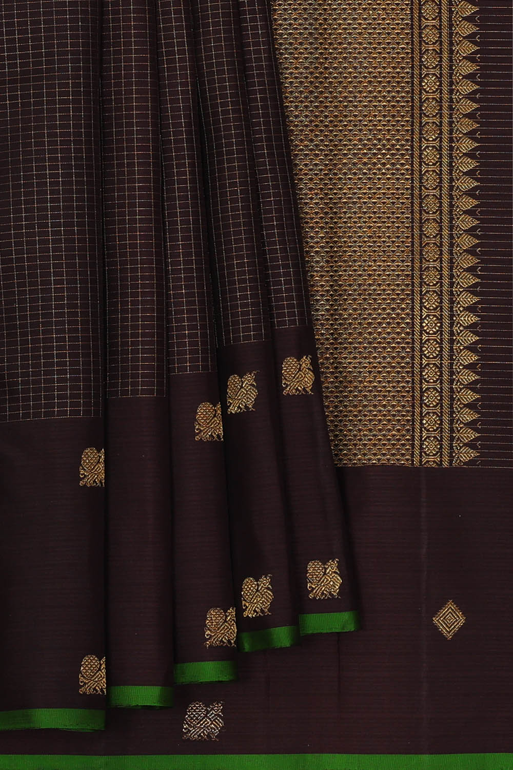 Image of Arani Silk Black Saree