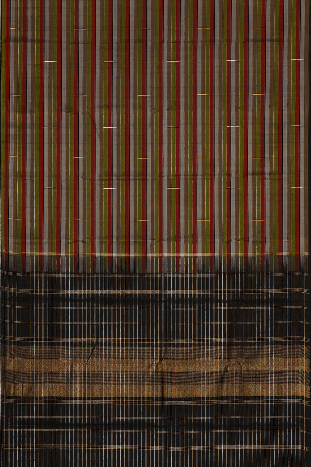 Image of Arani Silk Multi-Coloured Saree