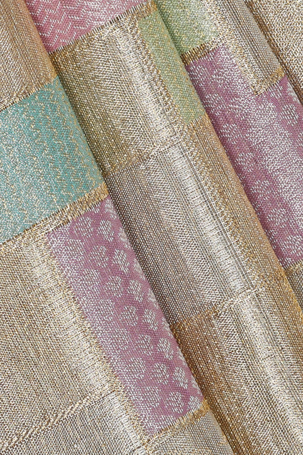 Image of Kanchipattu Silk Silver Saree
