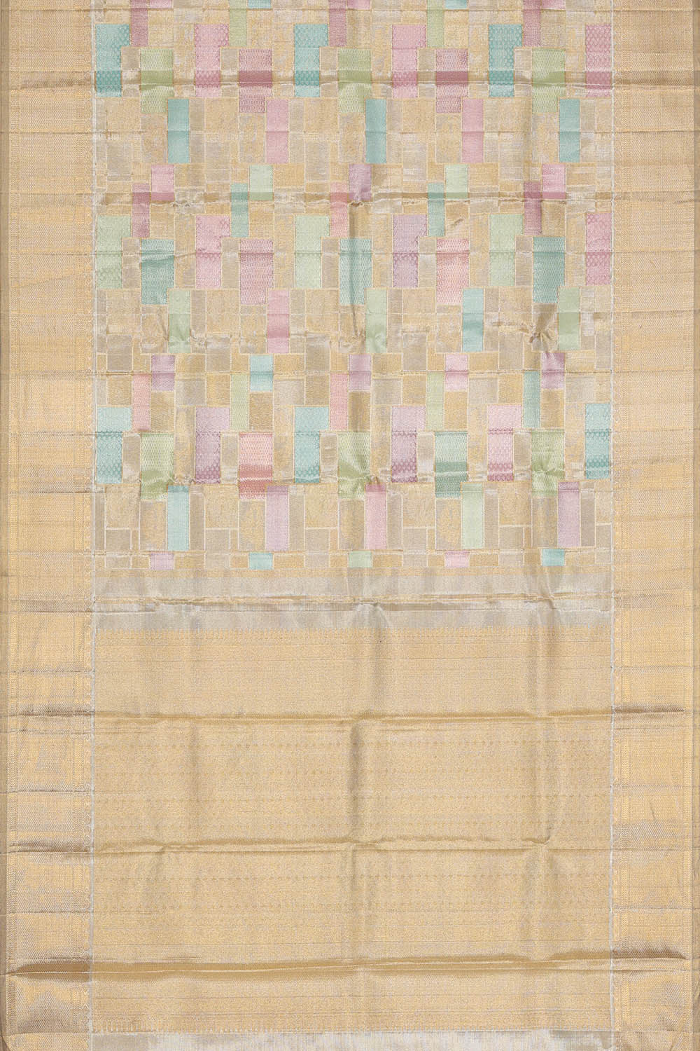 Image of Kanchipattu Silk Silver Saree