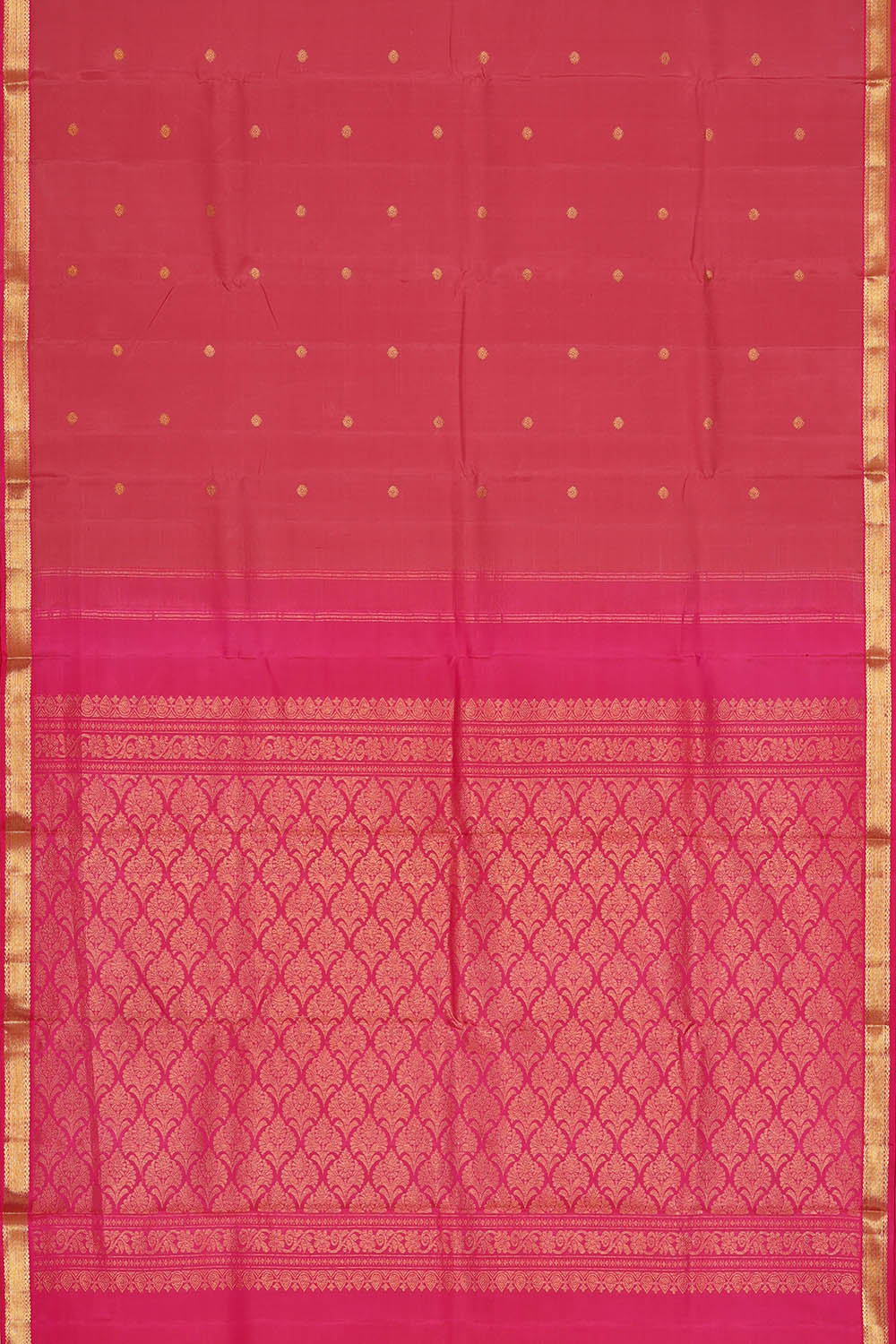 Image of Arani Silk Dark Pink Saree