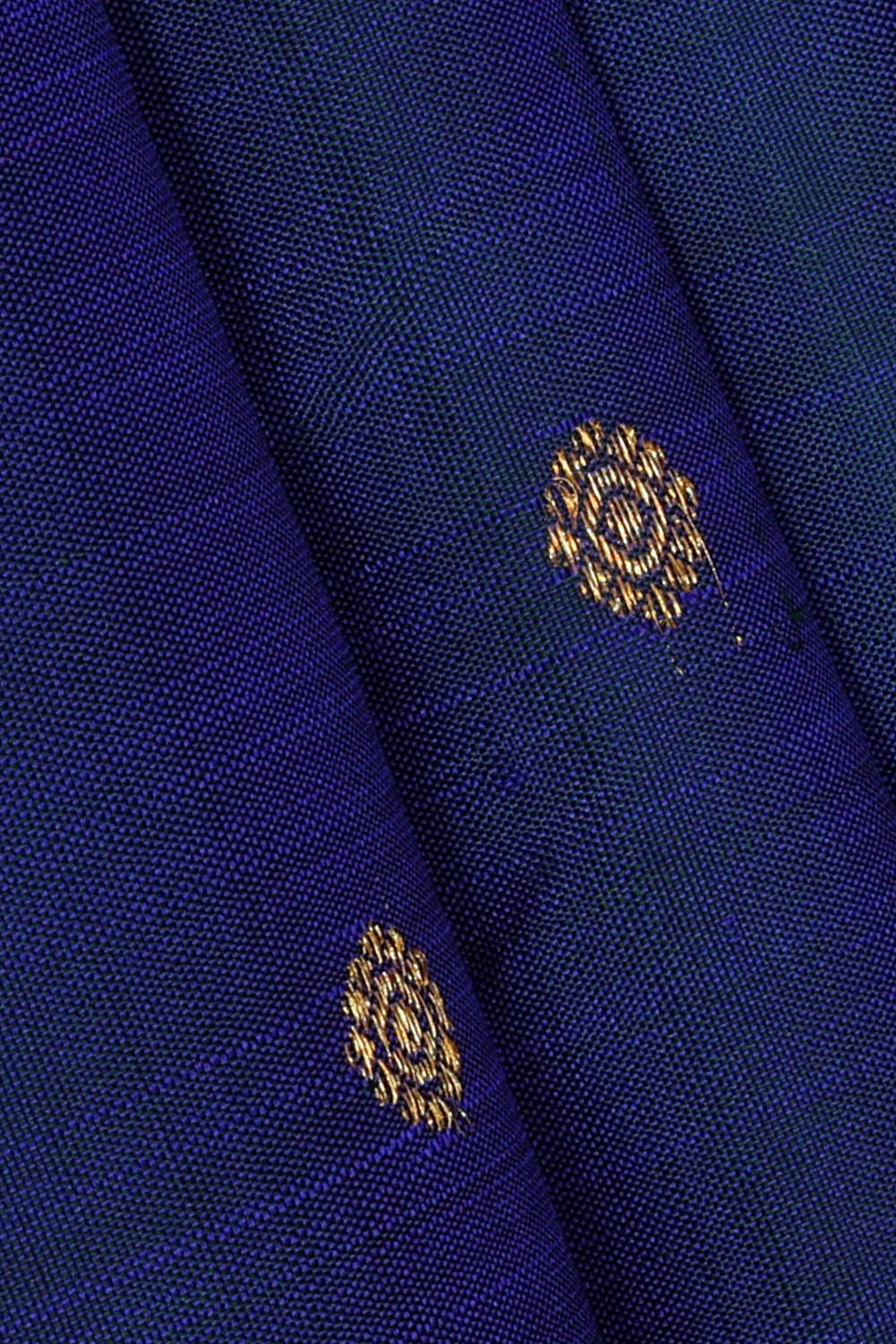 Image of Arani Silk Blue Saree