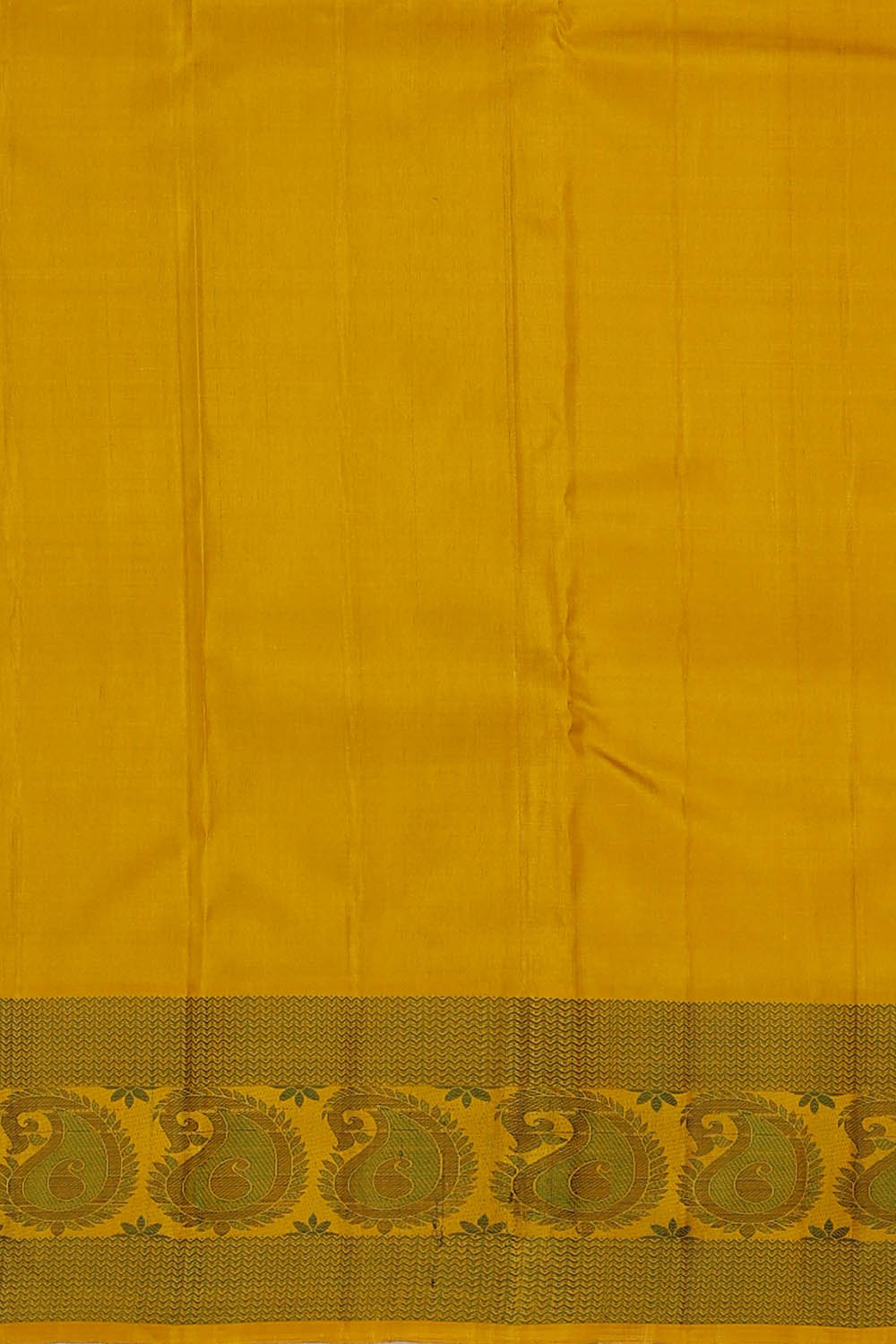 Image of Arani Silk Yellow Saree