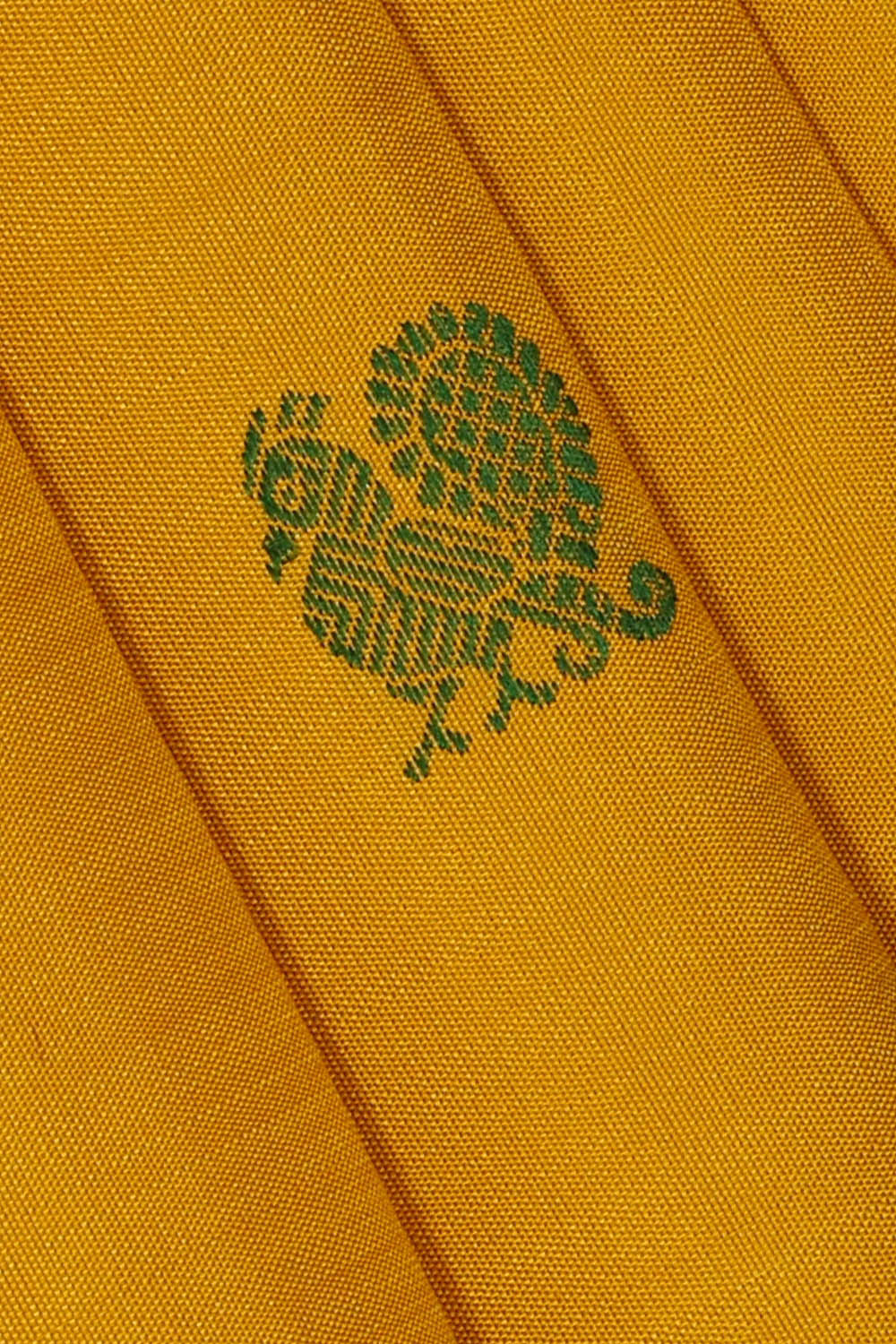 Image of Arani Silk Yellow Saree