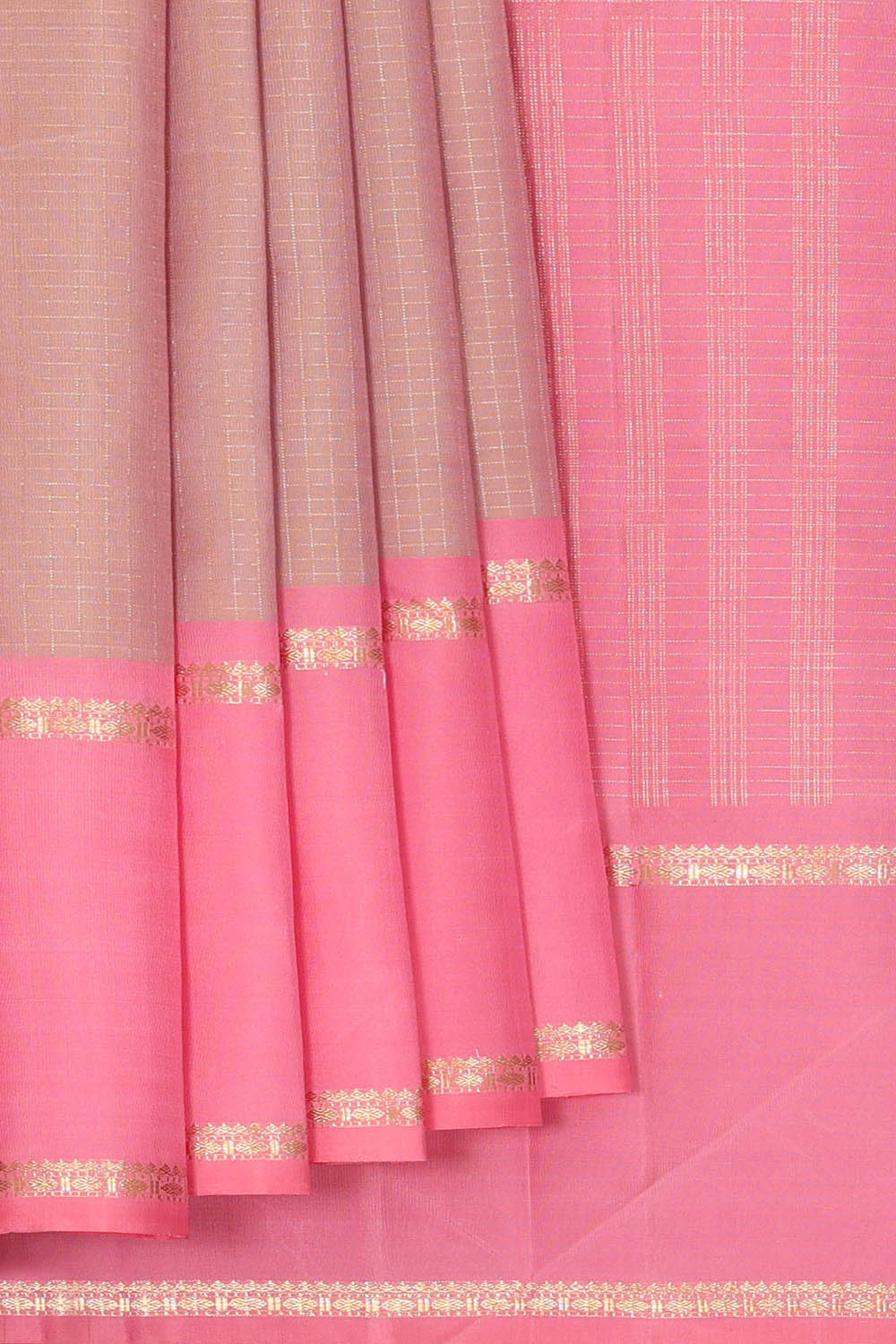 Image of Arani Silk Pink Saree