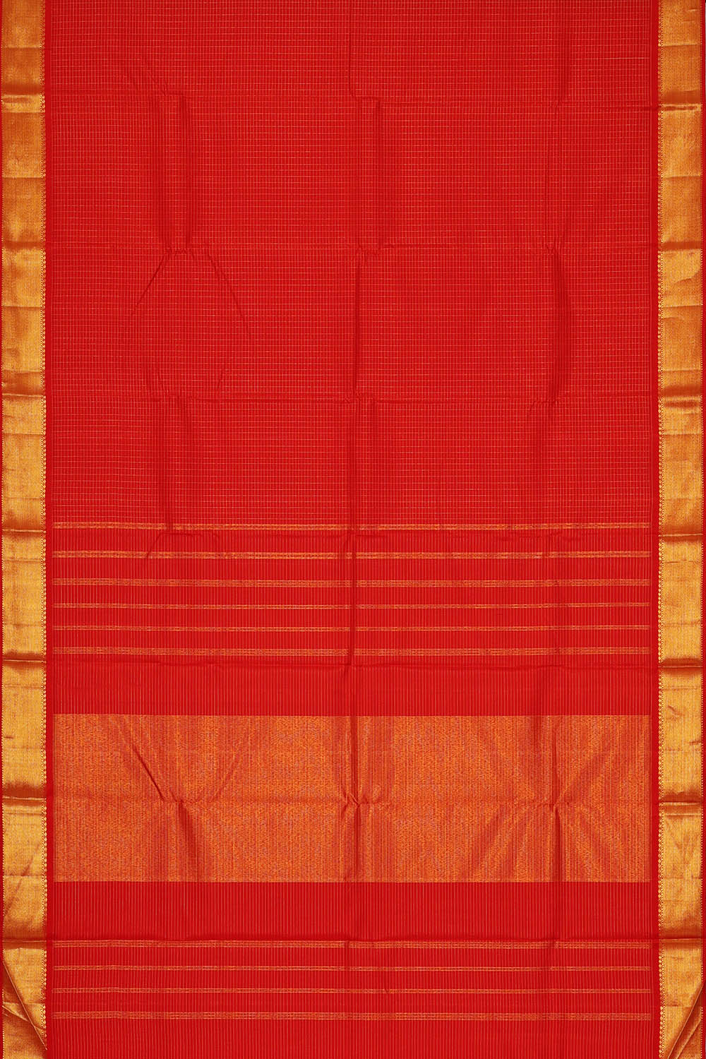 Image of Arani Silk Red Saree