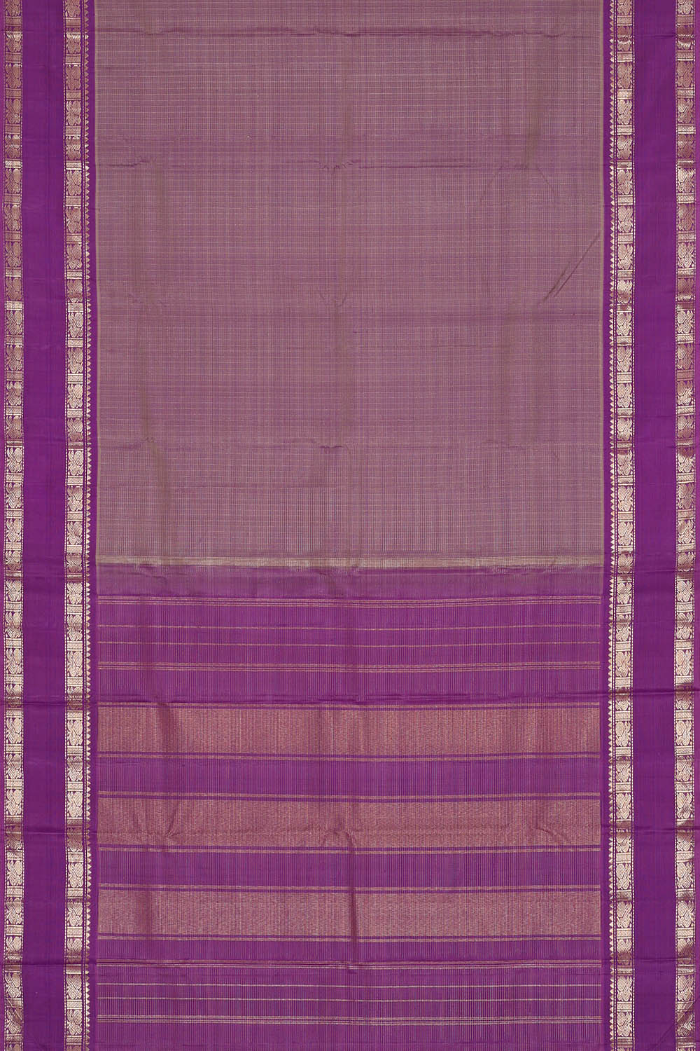 Image of Arani Silk Purple Saree