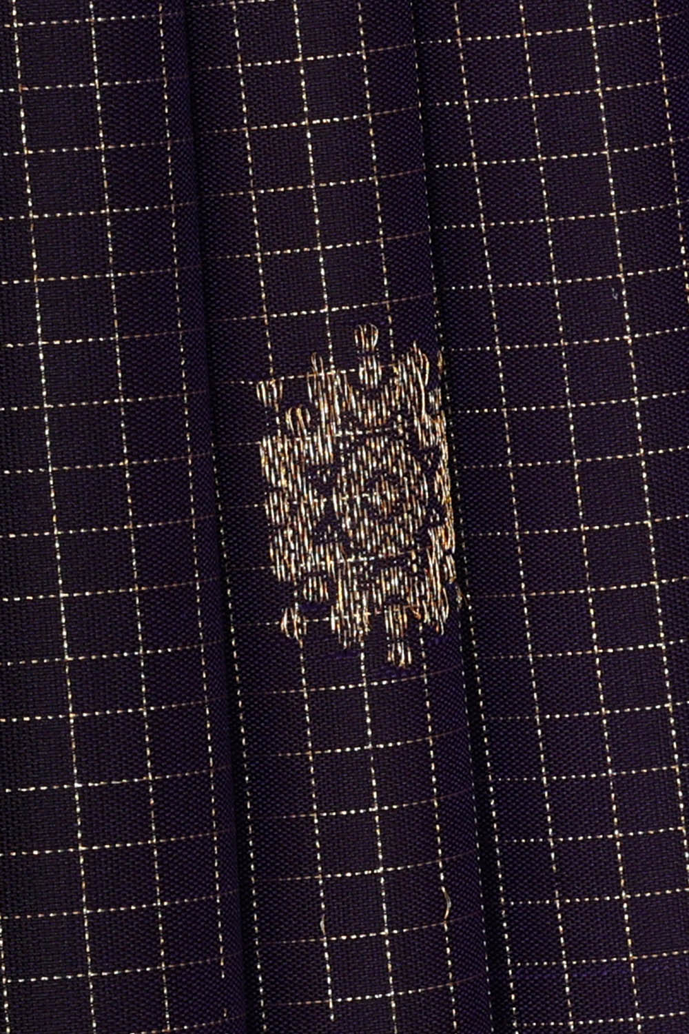 Image of Arani Silk Navy Blue Saree