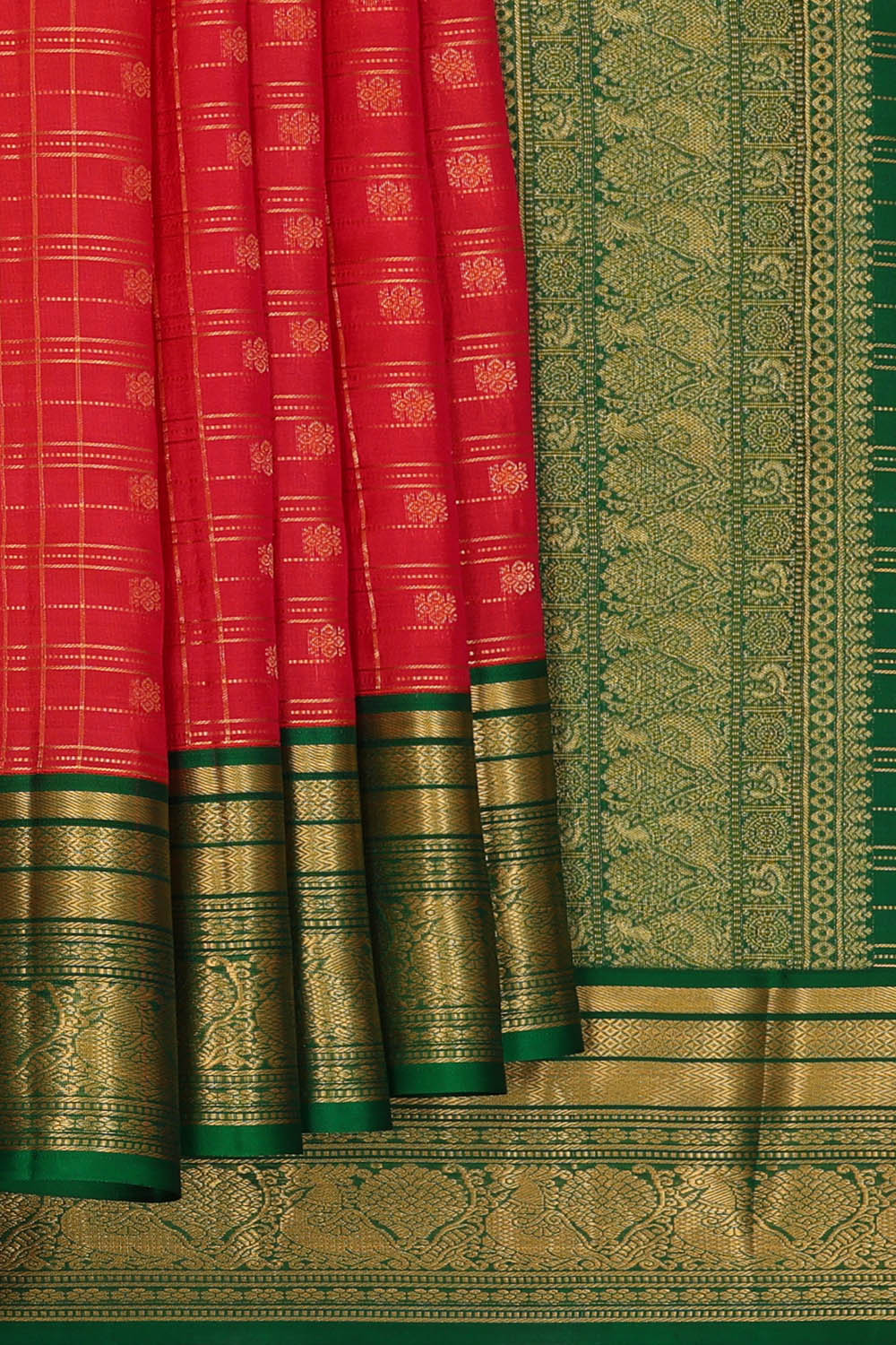 Image of Kanchipattu Silk Pink Saree