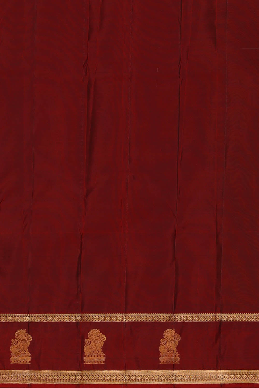 Image of Kanchipattu Silk Dark Green Saree