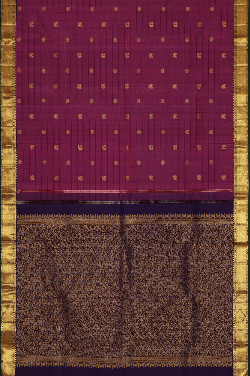 Image of Arani Silk Purple Saree