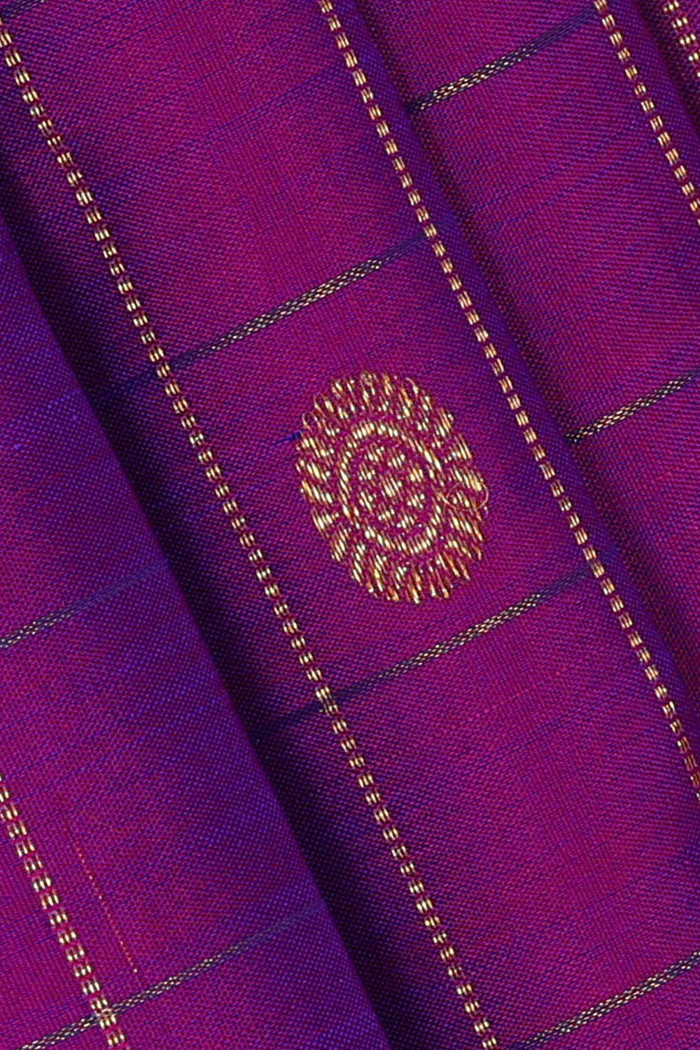 Image of Arani Silk Purple Saree
