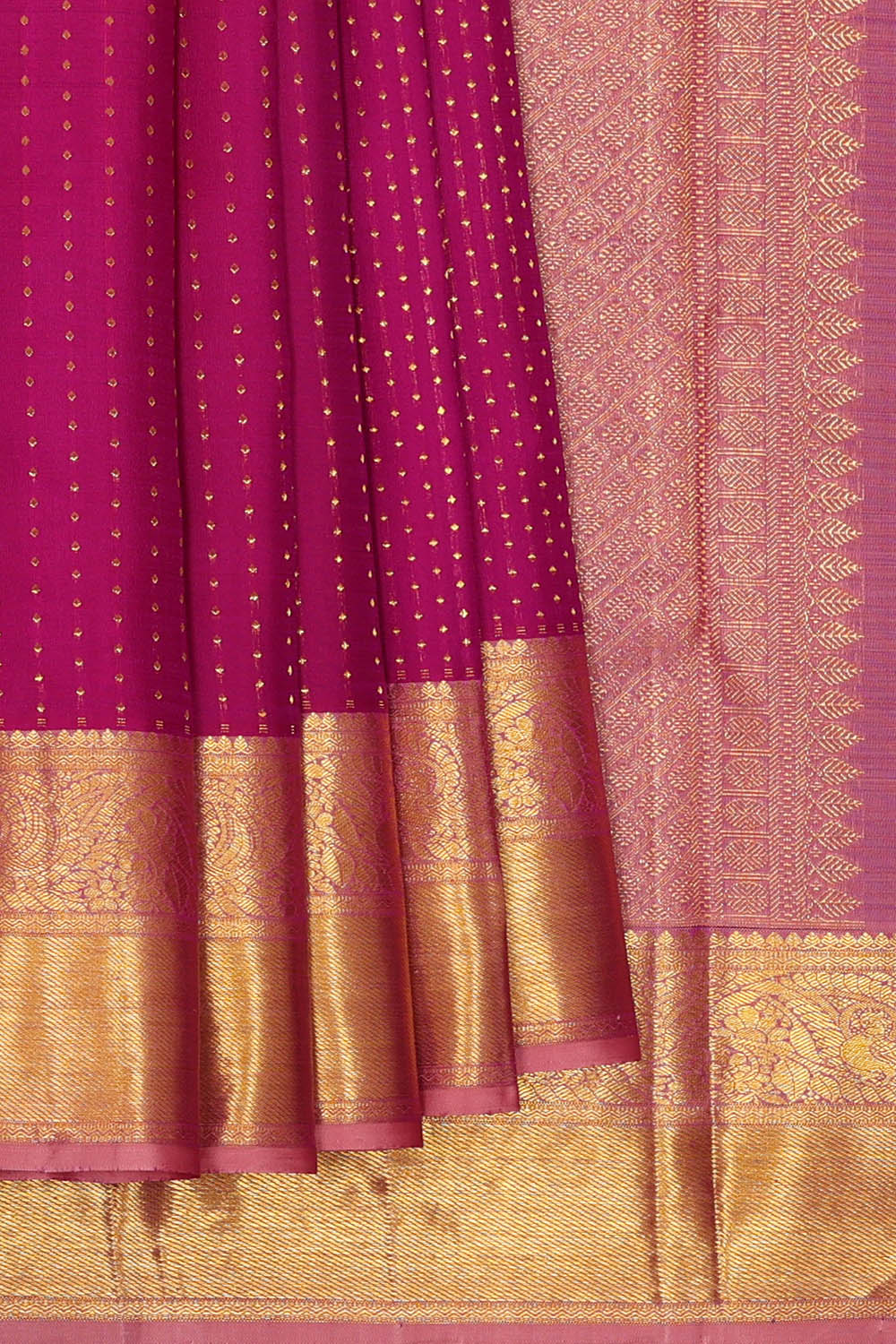 Image of Arani Silk Magenta Saree