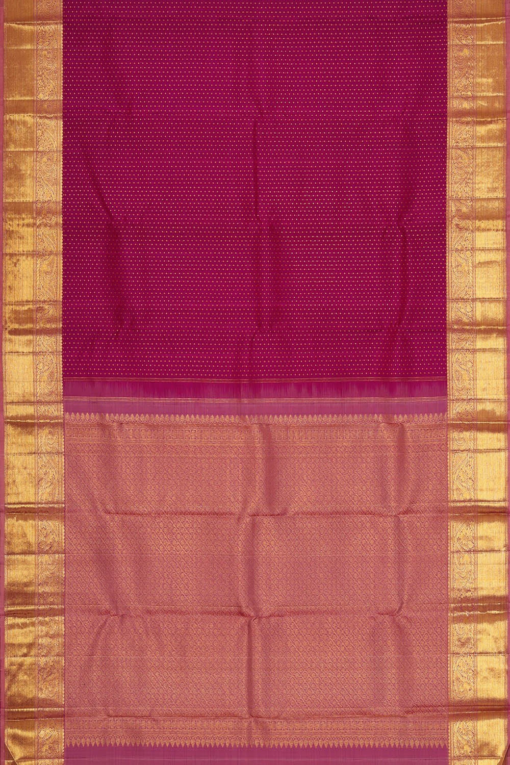 Image of Arani Silk Magenta Saree