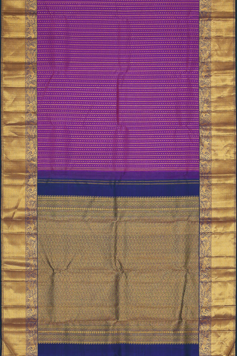 Image of Arani Silk Violet Saree