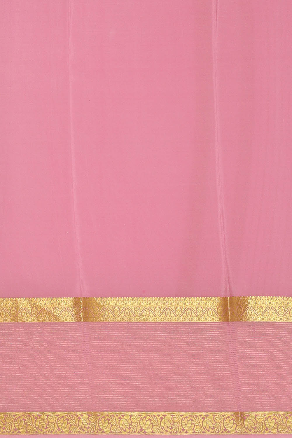 Image of Lavender-Pink Pure Silk Saree