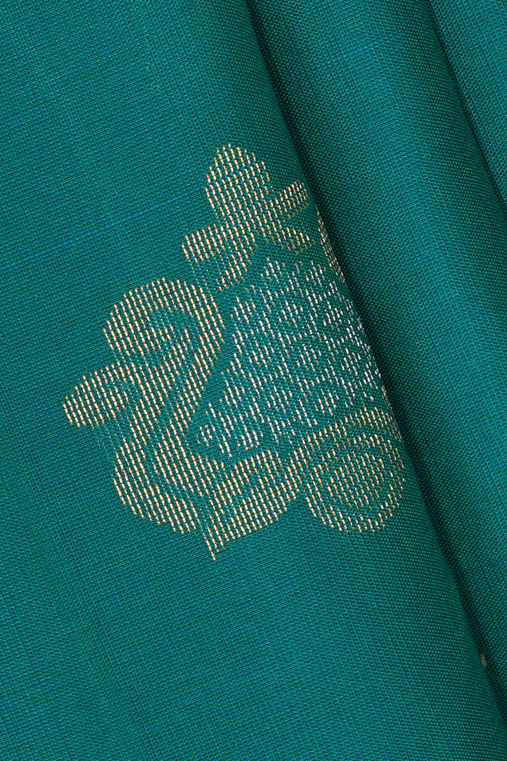 Image of Kanchipattu Silk Blue Saree