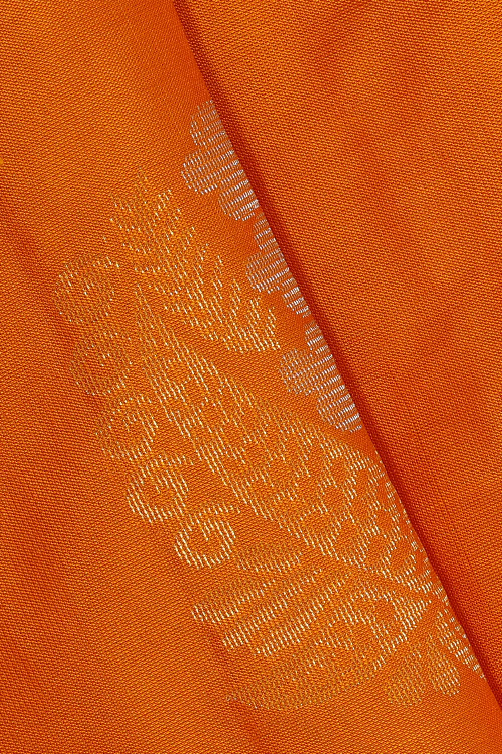 Image of Kanchipattu Silk Mustard Yellow Saree