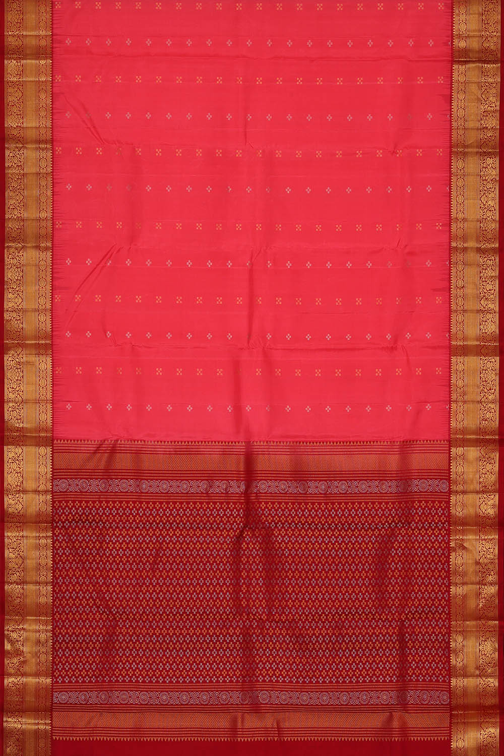Image of Kanchipattu Silk Pink Saree