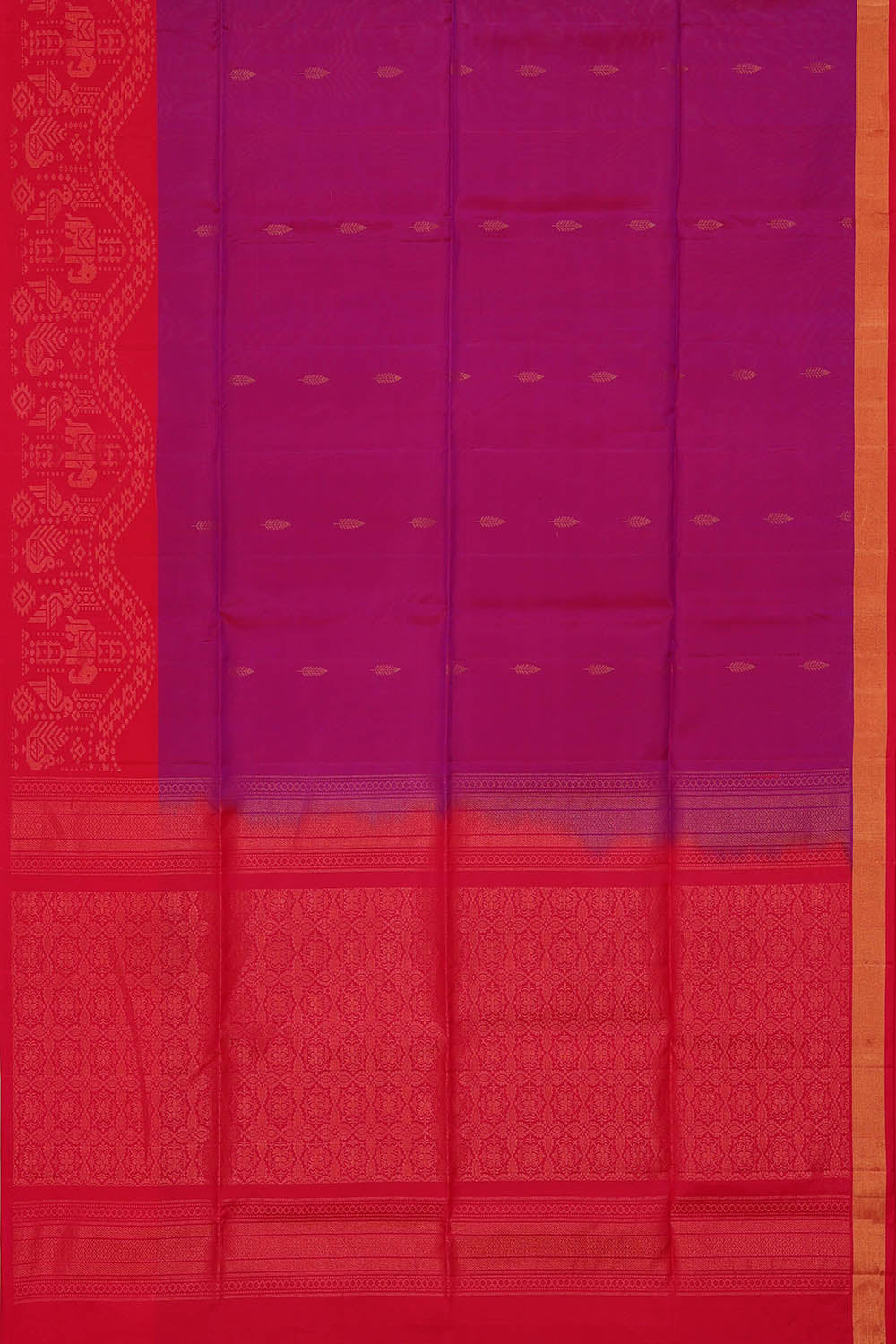 Image of South Silk Magenta Saree