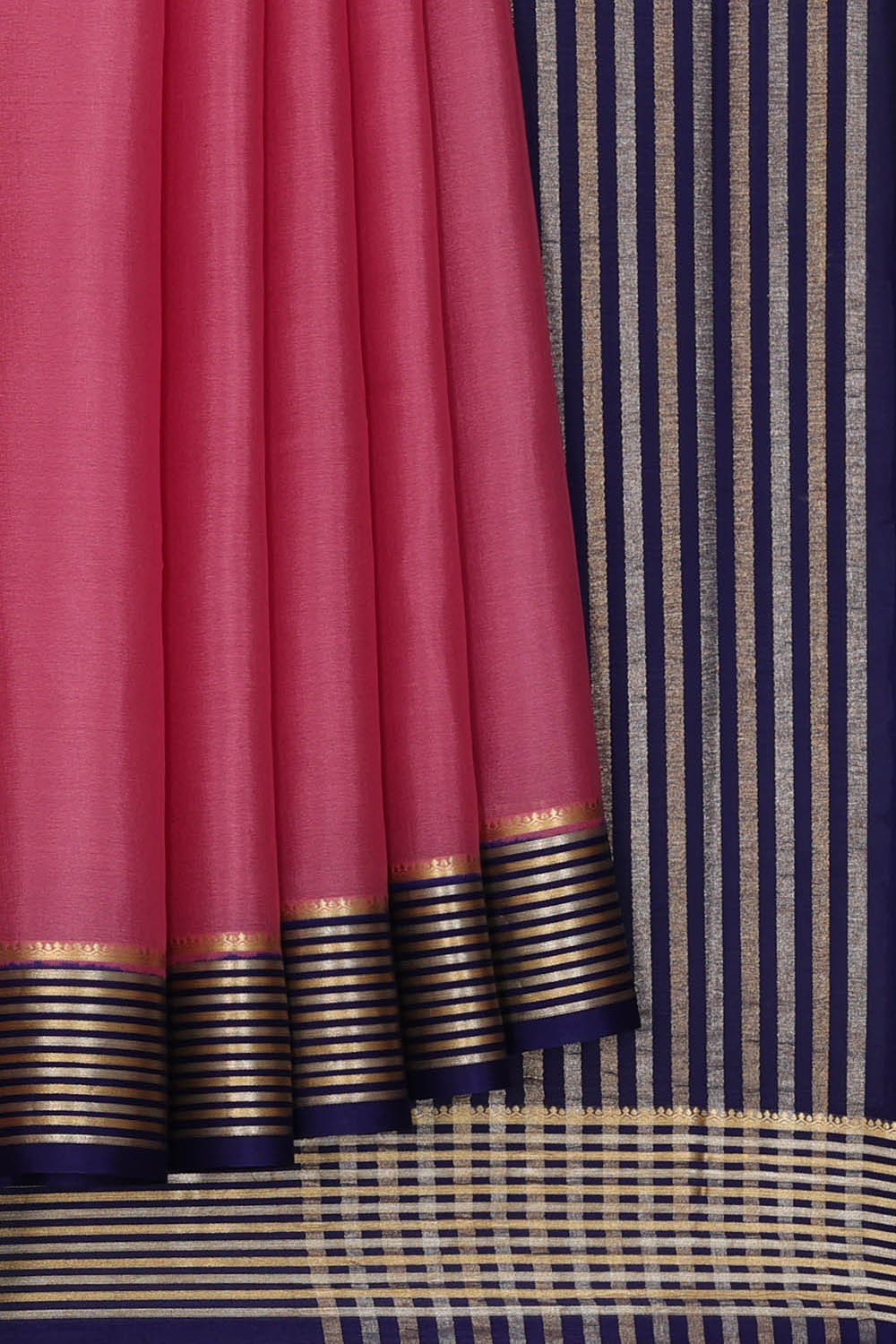 Image of Binny Crepe Pink Saree