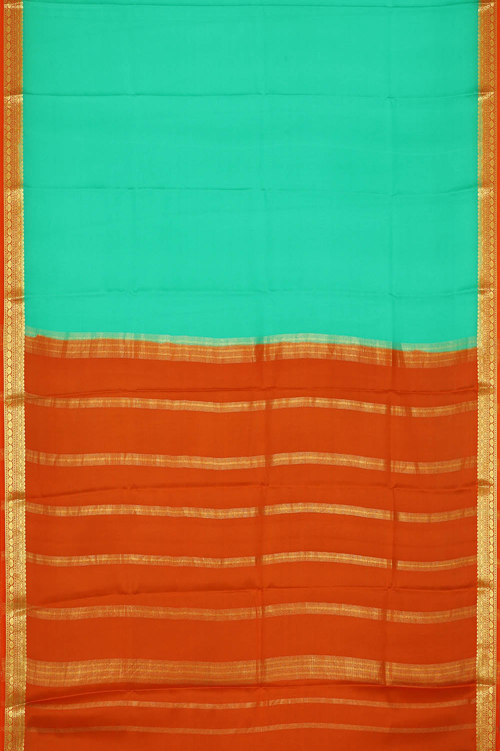 Image of Binny Crepe Sea Green Saree