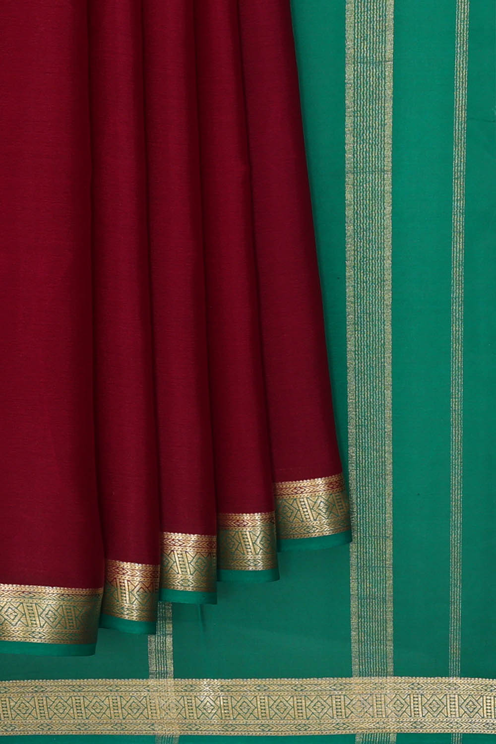 Image of Binny Crepe Wine Purple Saree