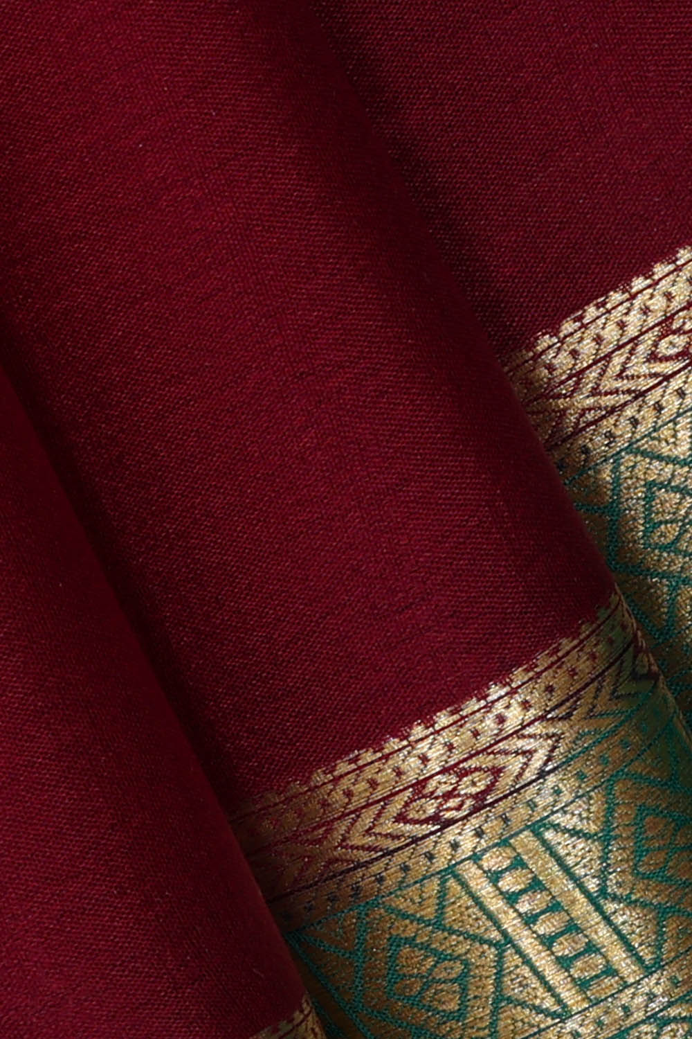 Image of Binny Crepe Wine Purple Saree