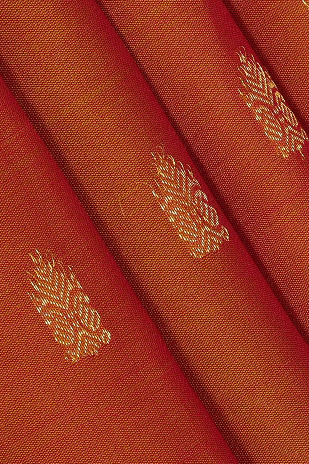 Image of Arani Silk Mustard Yellow Saree