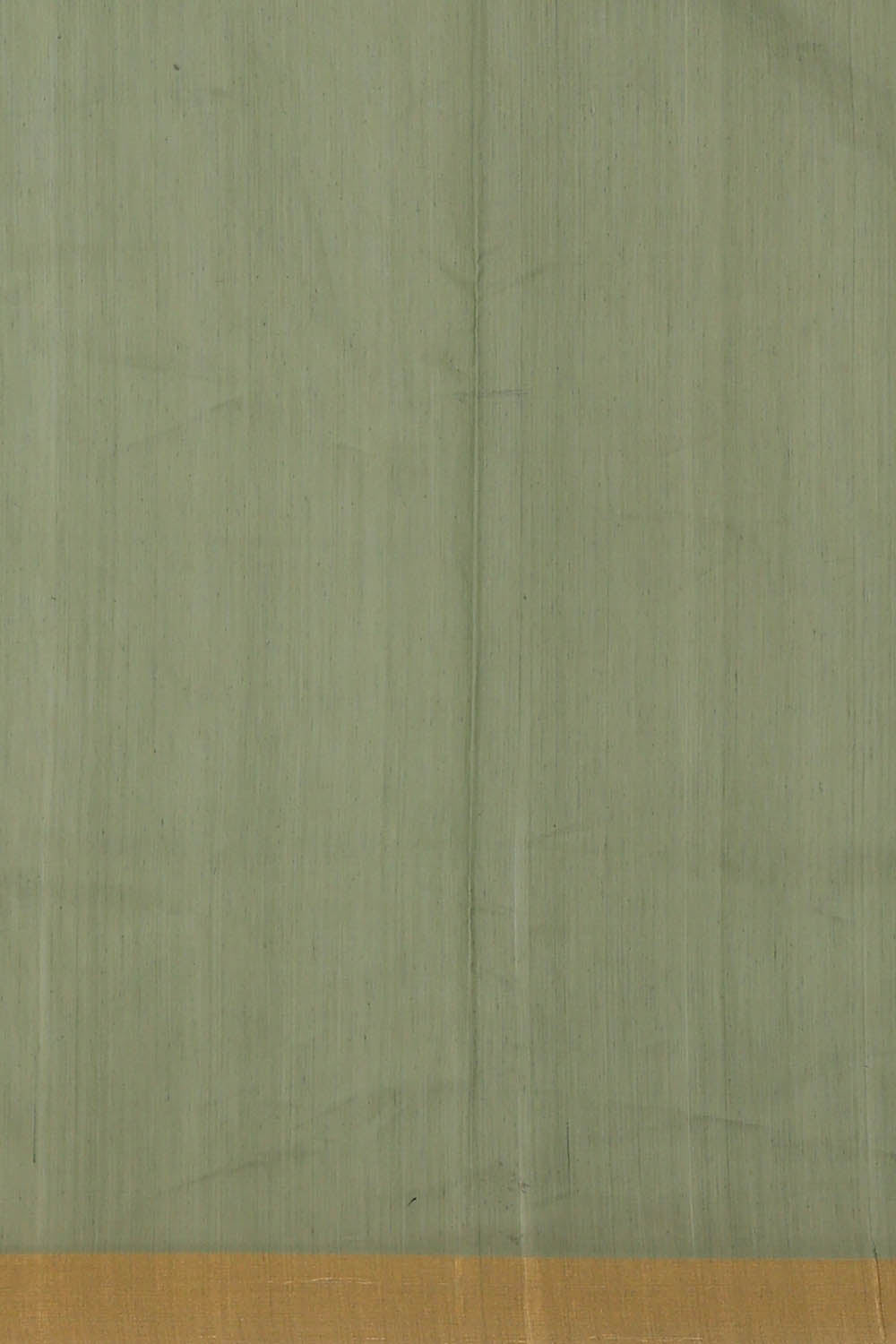 Image of Chanderi Cotton Silk Muted Green Saree