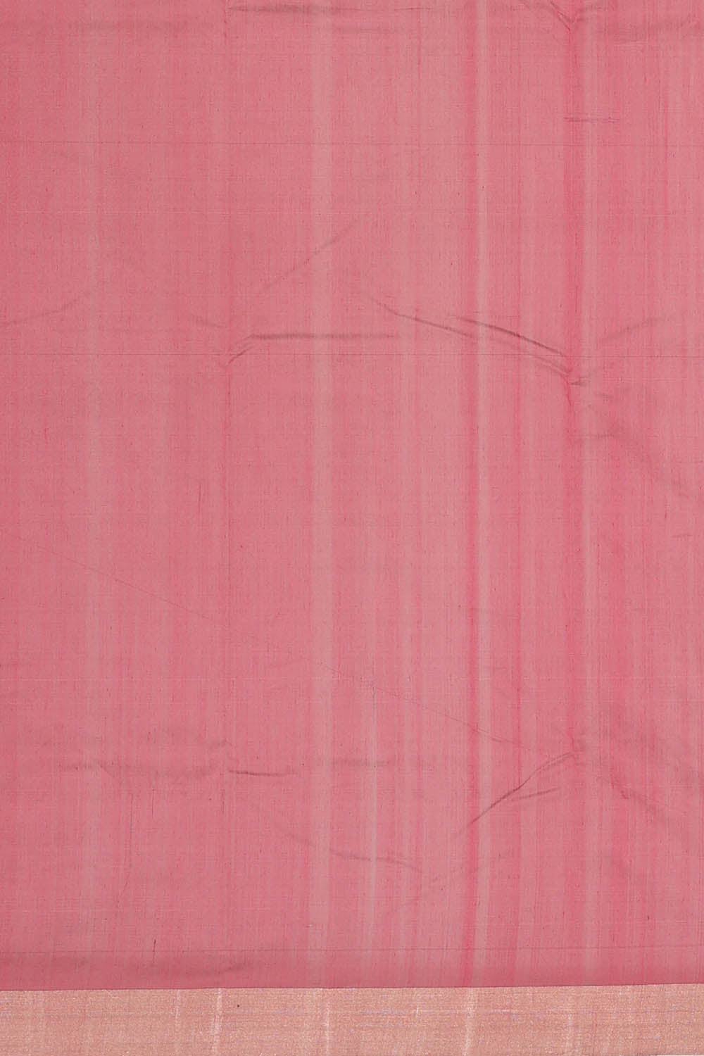 Image of Chanderi Cotton Silk Dark Pink Saree