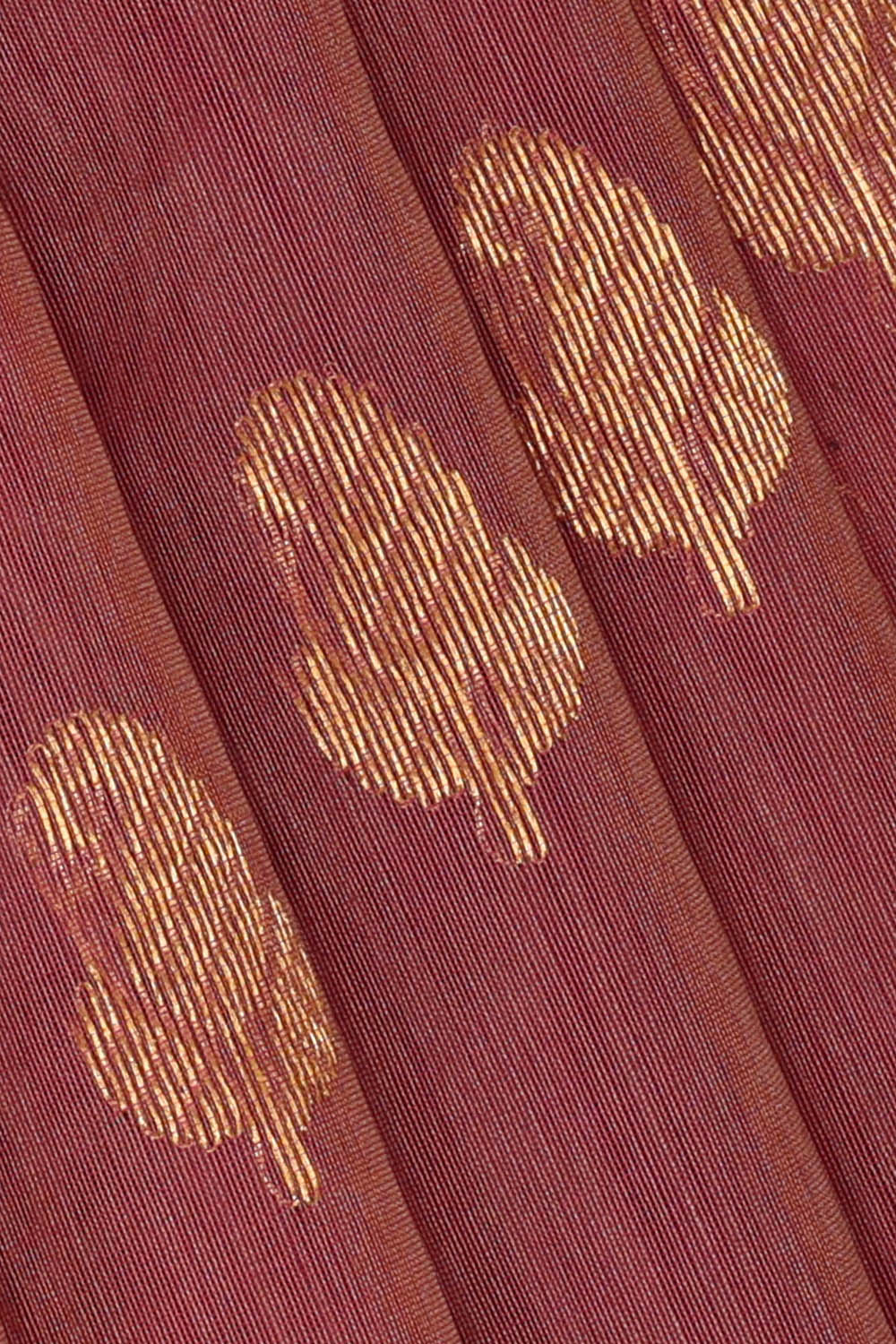Image of Chanderi Cotton Silk Muted Pink Saree