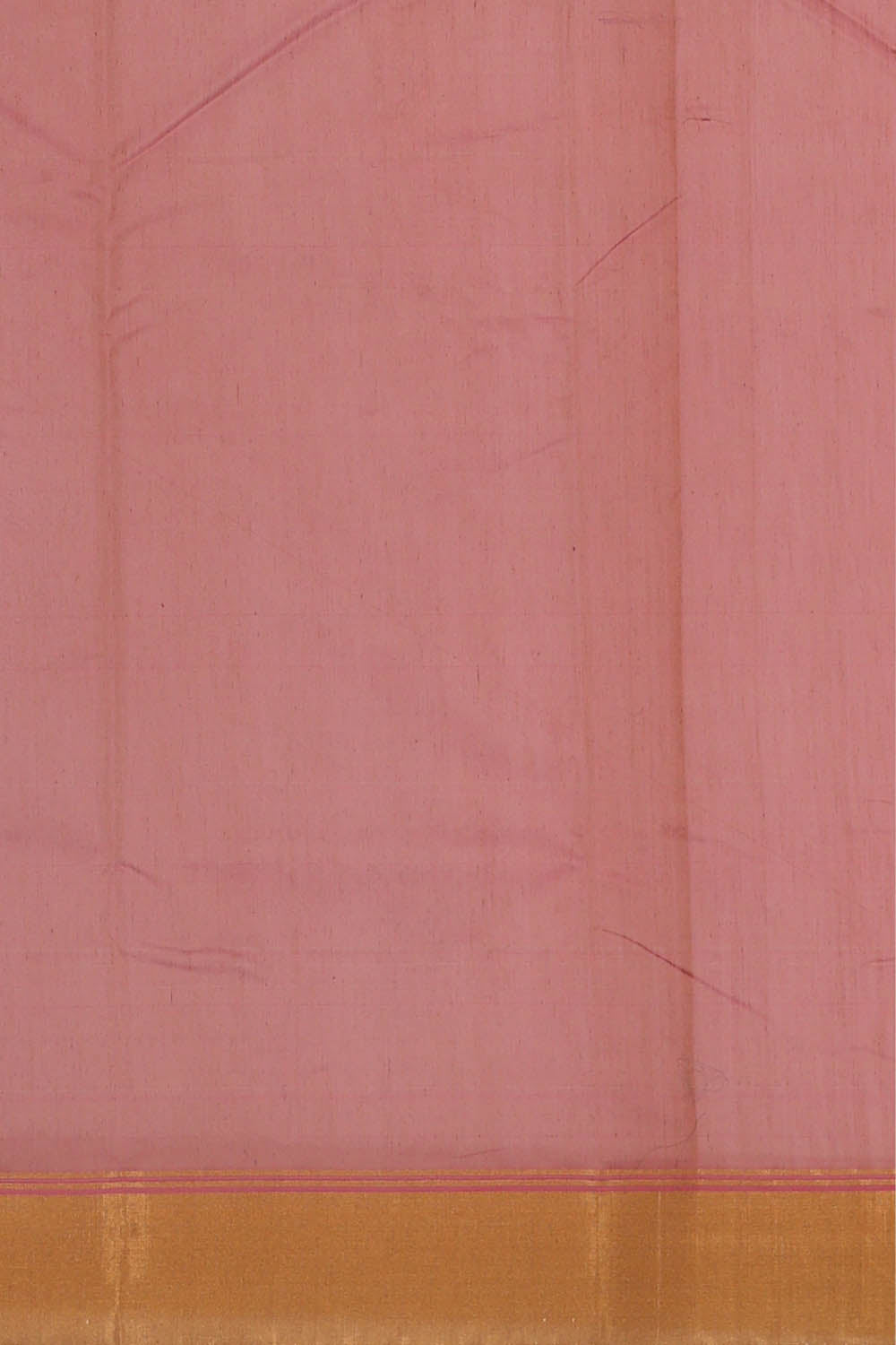Image of Chanderi Cotton Silk Muted Pink Saree