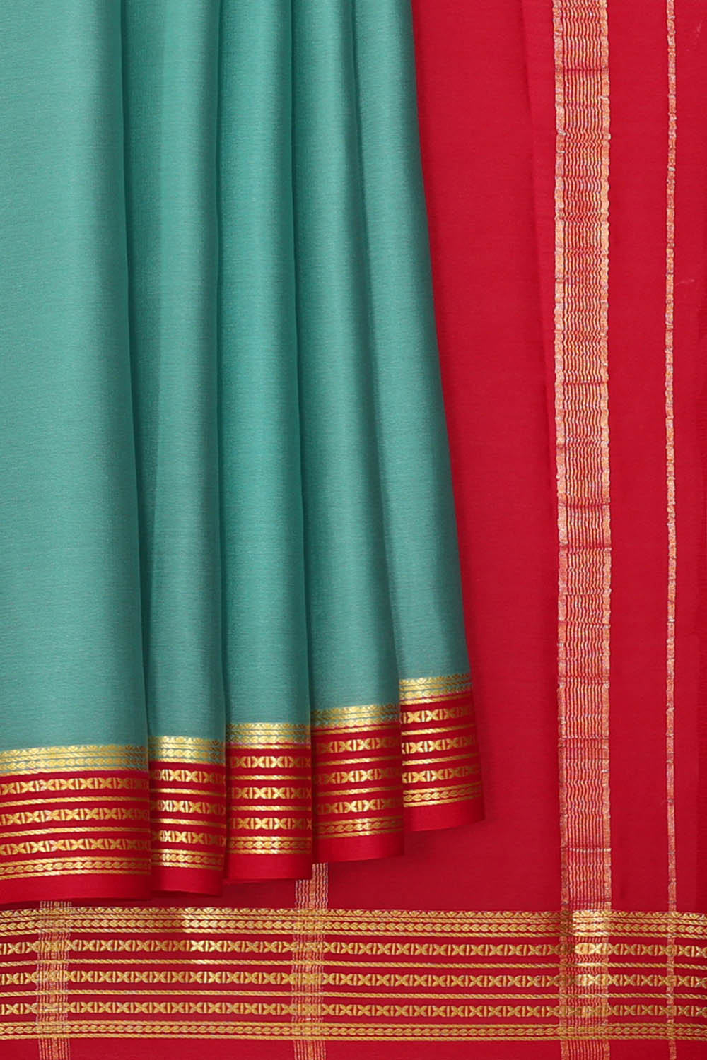 Image of Binny Crepe Blue Saree