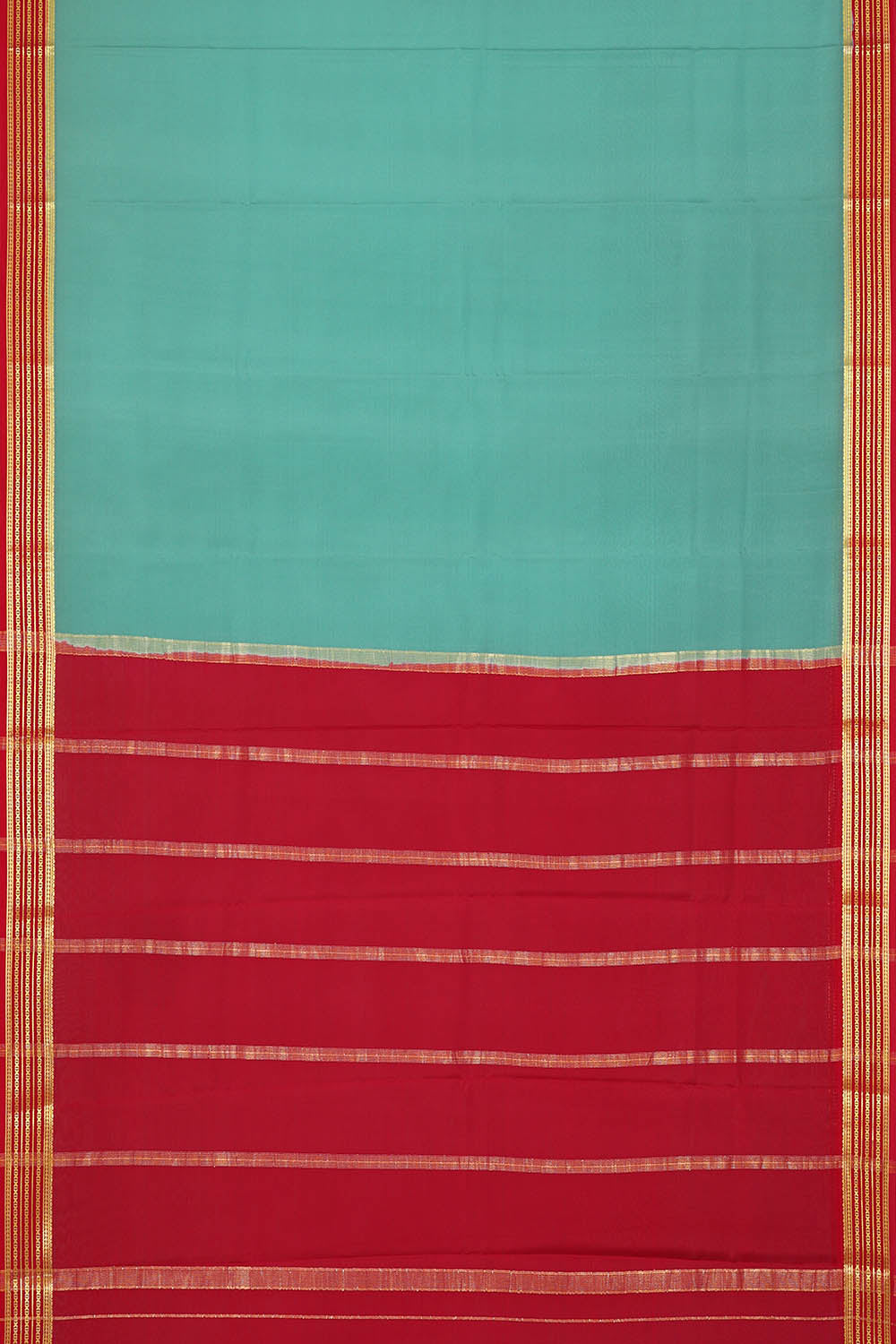 Image of Binny Crepe Blue Saree