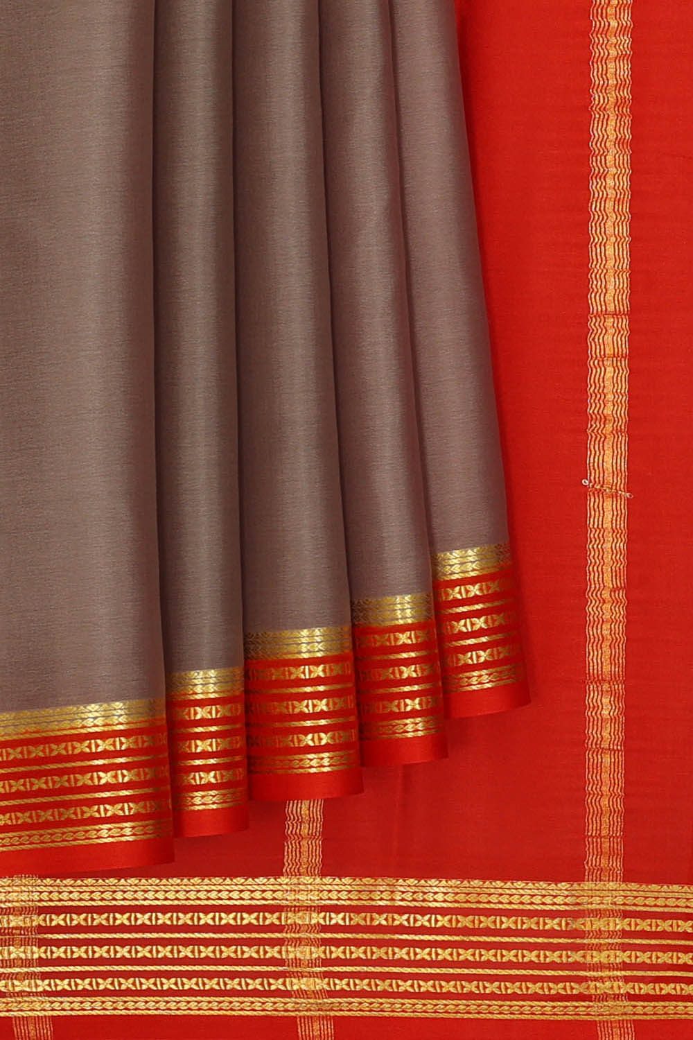 Image of Binny Crepe Grey Saree