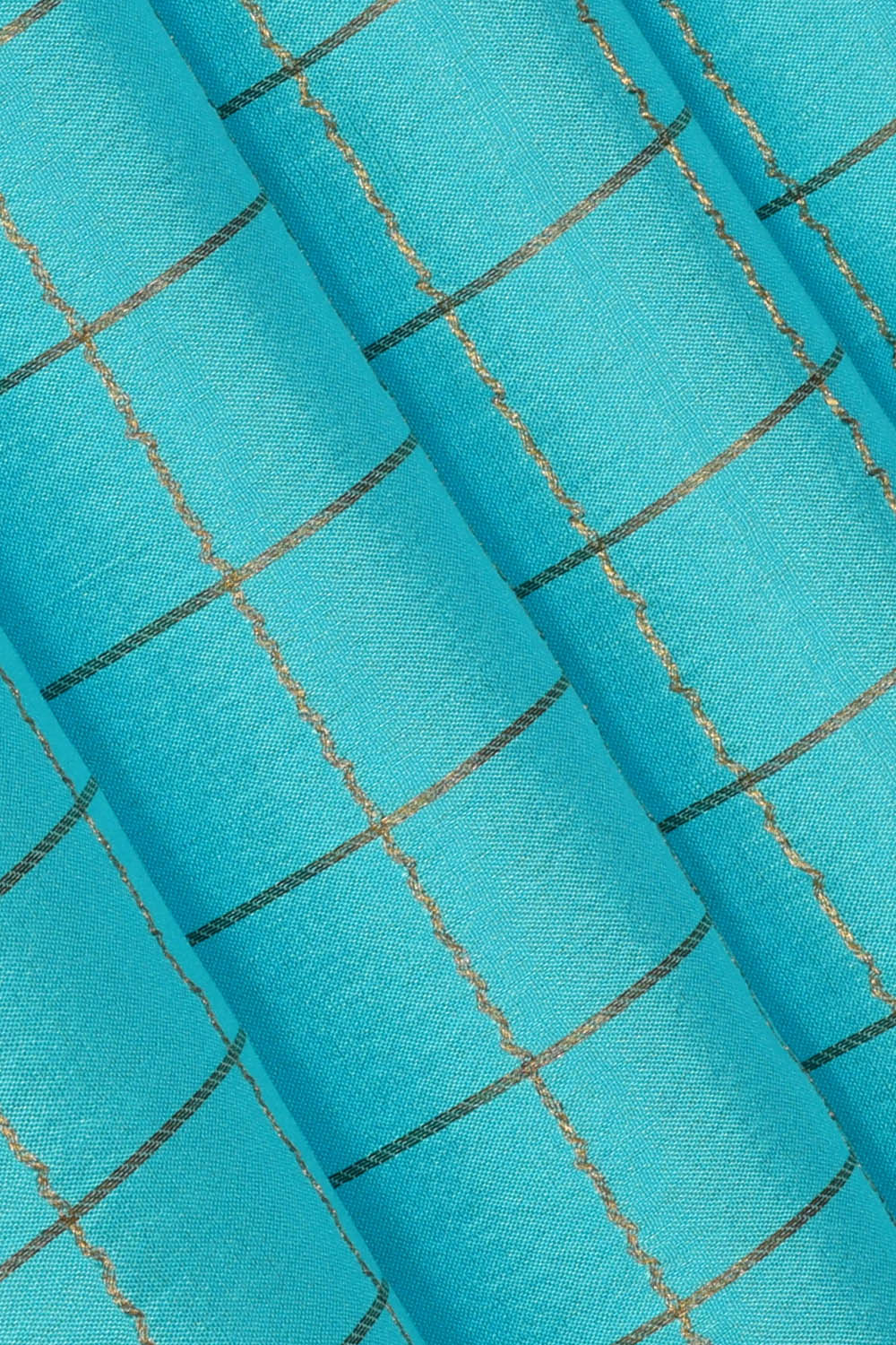 Image of Binny Crepe Silk Blue Saree