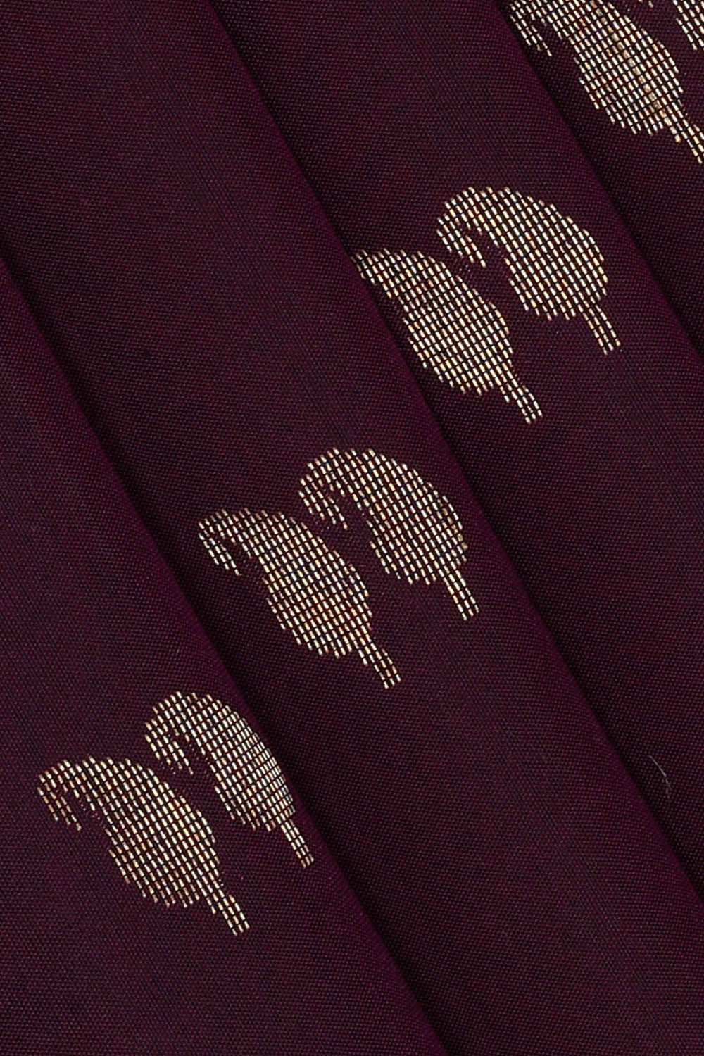 Image of South Silk Wine Purple Saree